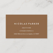 Create Your Own Wooden Wall 3 Business Card (Back)