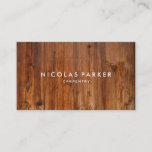 Create Your Own Wooden Wall 3 Business Card at Zazzle