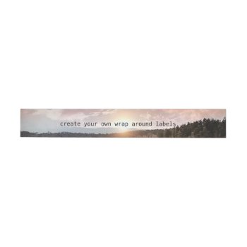 Create Your Own Wrap Around Labels by CREATIVEforBUSINESS at Zazzle