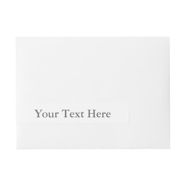 Wrap Around Address Labels, Classic - 1" x 7.25" (Front)