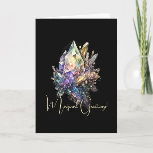 Create Your Own Yellow Crystals Card