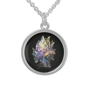 Create Your Own Yellow Crystals Sterling Silver Necklace