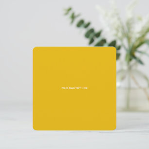 Create Your Own Yellow Custom Design