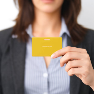 Create Your Own Yellow Custom Design Badge
