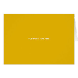 Create Your Own Yellow Custom Design Cards