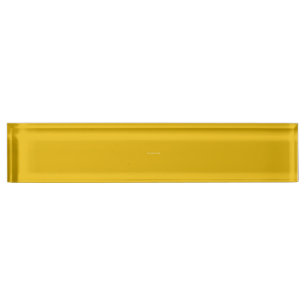 Create Your Own Yellow Custom Design Desk Name Plate