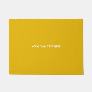 Create Your Own Yellow Custom Design Doormat