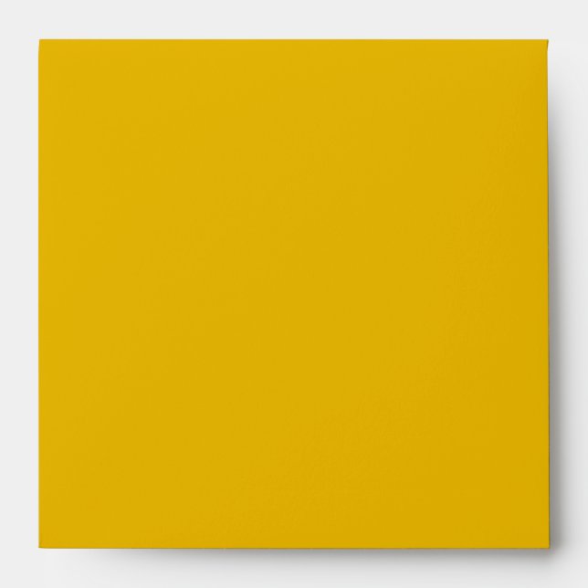 Create Your Own Yellow Custom Design Envelope (Front)