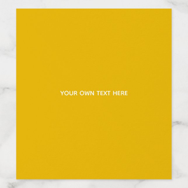Create Your Own Yellow Custom Design Envelope Liner (Design)