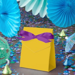 Create Your Own Yellow Custom Design Favor Boxes