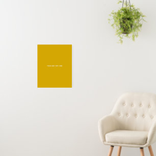Create Your Own Yellow Custom Design Foam Board