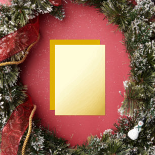 Create Your Own Yellow Custom Design Foil Invitation