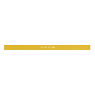 Create Your Own Yellow Custom Design Grosgrain Ribbon
