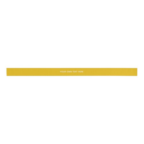 Create Your Own Yellow Custom Design Grosgrain Ribbon