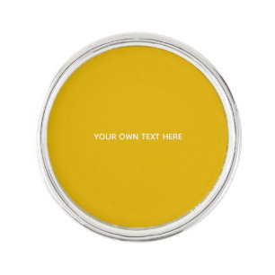 Create Your Own Yellow Custom Design Lapel Pin