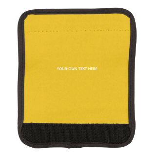 Create Your Own Yellow Custom Design Luggage Handle Wrap
