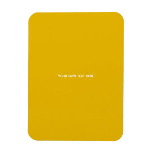 Create Your Own Yellow Custom Design Magnet