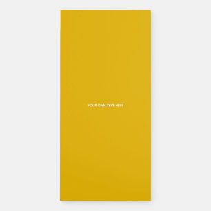 Create Your Own Yellow Custom Design Magnetic Notepad