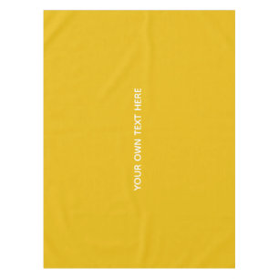 Create Your Own Yellow Custom Design Tablecloth