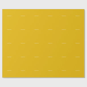 Create Your Own Yellow Custom Design Wrapping Paper