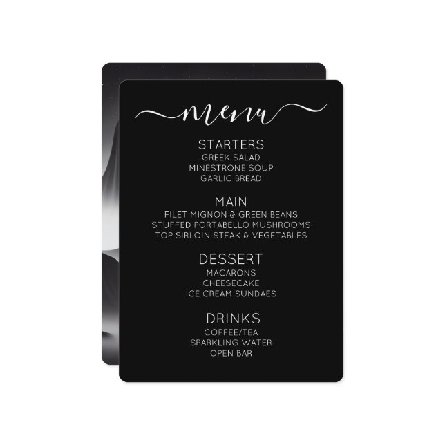 Create Your Own Yellow Eyes Space Robot Menu (Front/Back In Situ)