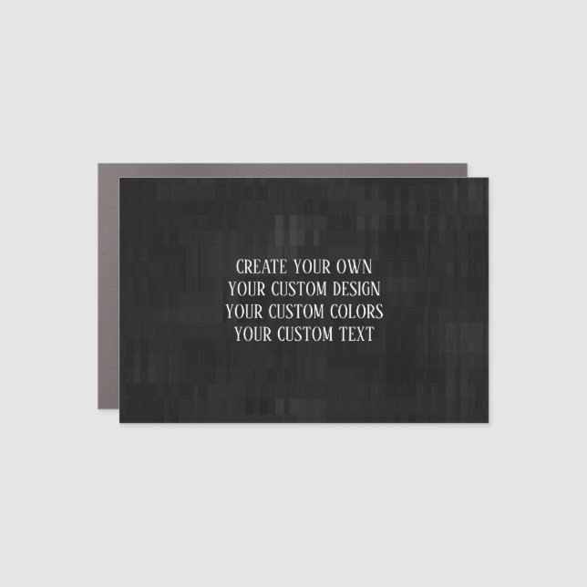 Create Your Own - Your Custom Design Car Magnet (Front)