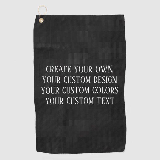 Create Your Own - Your Custom Design Golf Towel (Front)