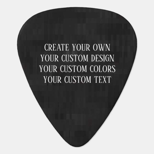 Create Your Own - Your Custom Design Guitar Pick (Front)