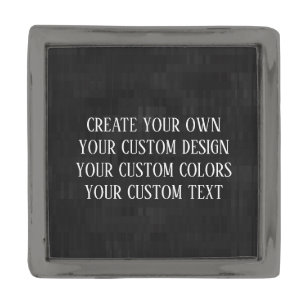 Create Your Own - Your Custom Design Gunmetal Finish Lapel Pin