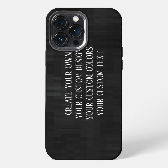 Create Your Own - Your Custom Design Iphone Case (Back)