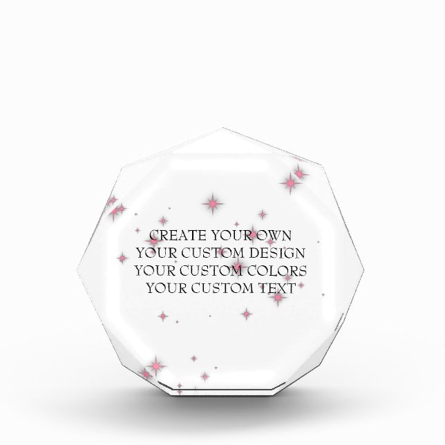 Create Your Own - Your Image Here - Acrylic Award (Front)
