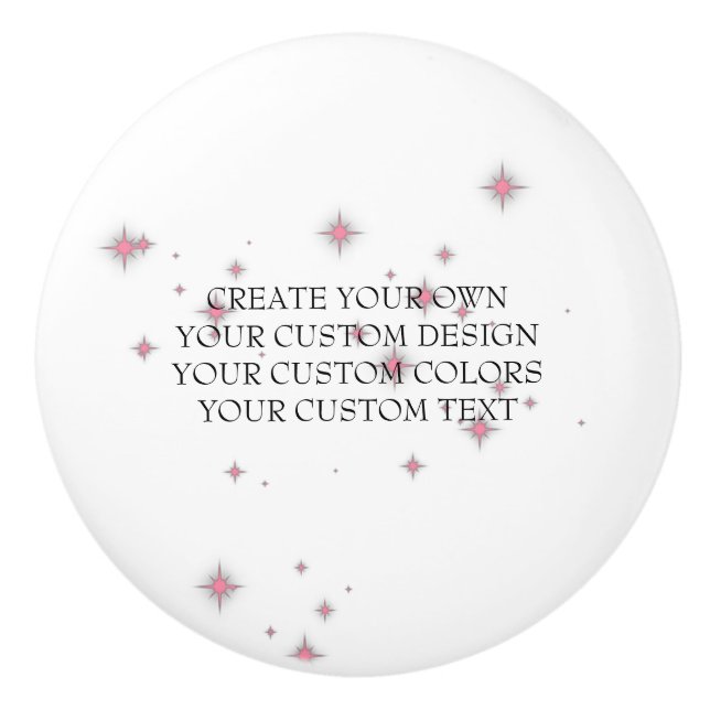 Create Your Own - Your Image Here - Ceramic Knob (Front)
