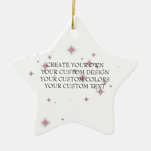 Create Your Own _ Your Image Here _ Ceramic Orname Ceramic Ornament