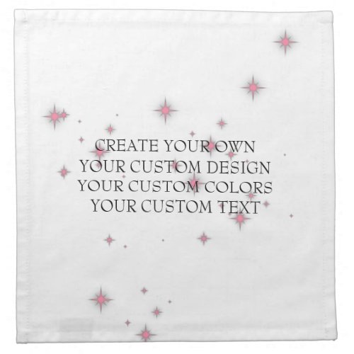 Create Your Own _ Your Image Here _ Cloth Napkin