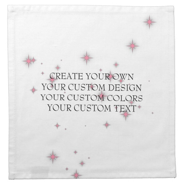 Create Your Own - Your Image Here - Cloth Napkin (Front)