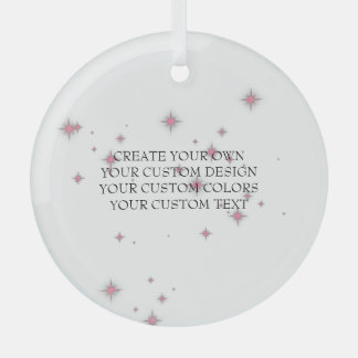 Create Your Own - Your Image Here - Glass Ornament