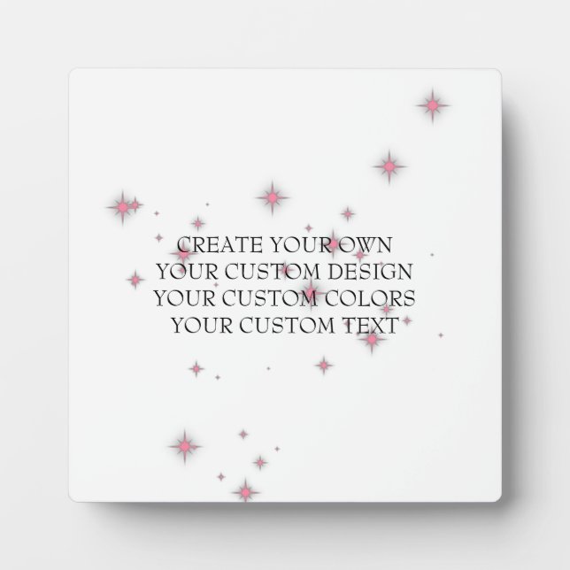 Create Your Own - Your Image Here - Plaque (Front)