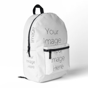 "create your own" your image here teen printed backpack
