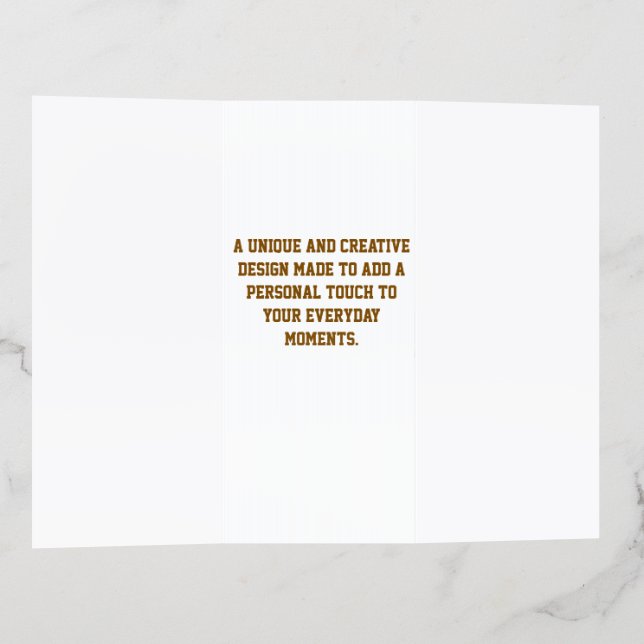 Create Your Own Z-Fold Brochures (Outside)