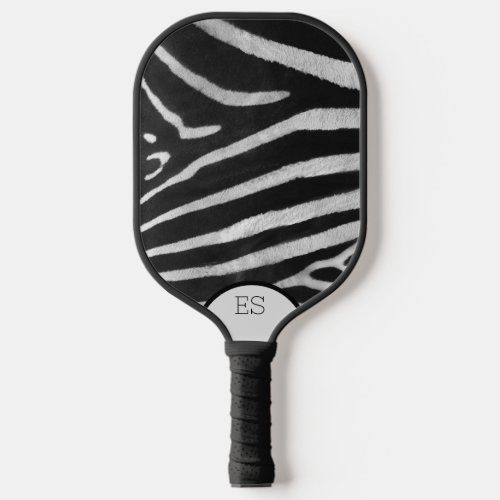 Create Your Own Zebra Monogram Pickleball Paddle