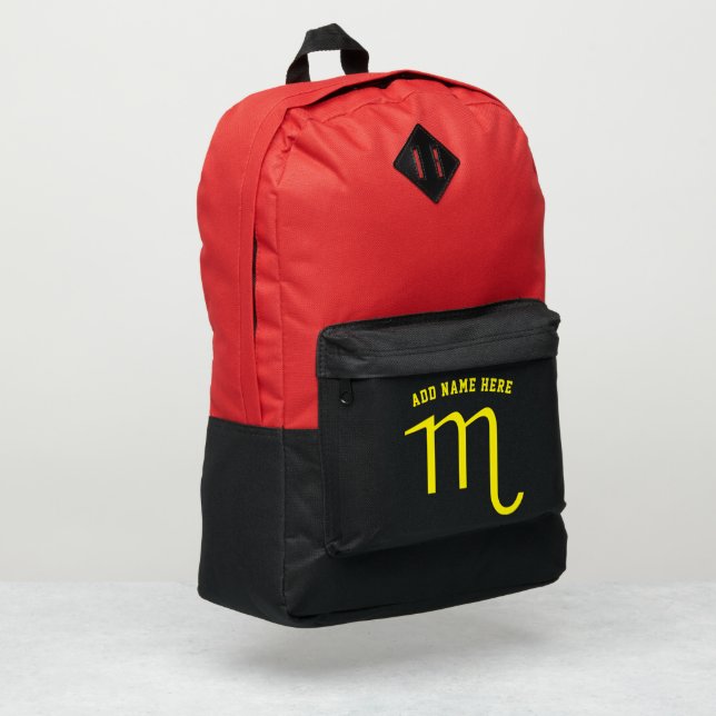 Create Your Own Zodiac Sign Custom Made Backpack (Left Corner)