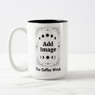 Create Your Own Zodiac Tarot Coffee Lover Witchy Two-Tone Coffee Mug