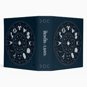 Create Your Own Zodiac Wheel 3 Ring Binder