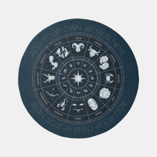 Create Your Own Zodiac Wheel Rug