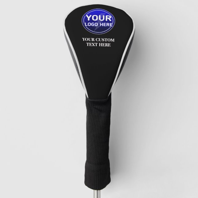 Create your owner's custom logo/editable golf head cover (Front)