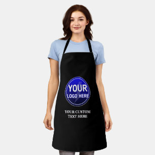Create your owner's custom logo/editable template  apron