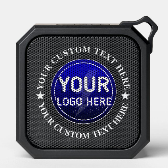 Create your owner's custom logo/editable template bluetooth speaker (Front)