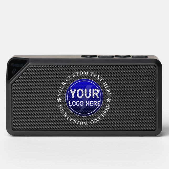 Create your owner's custom logo/editable template bluetooth speaker (Front)