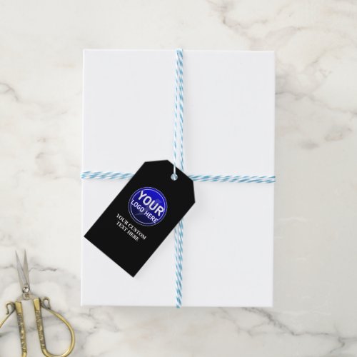 Create your owners custom logoeditable template  gift tags