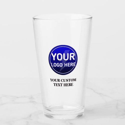 Create your owners custom logoeditable template glass